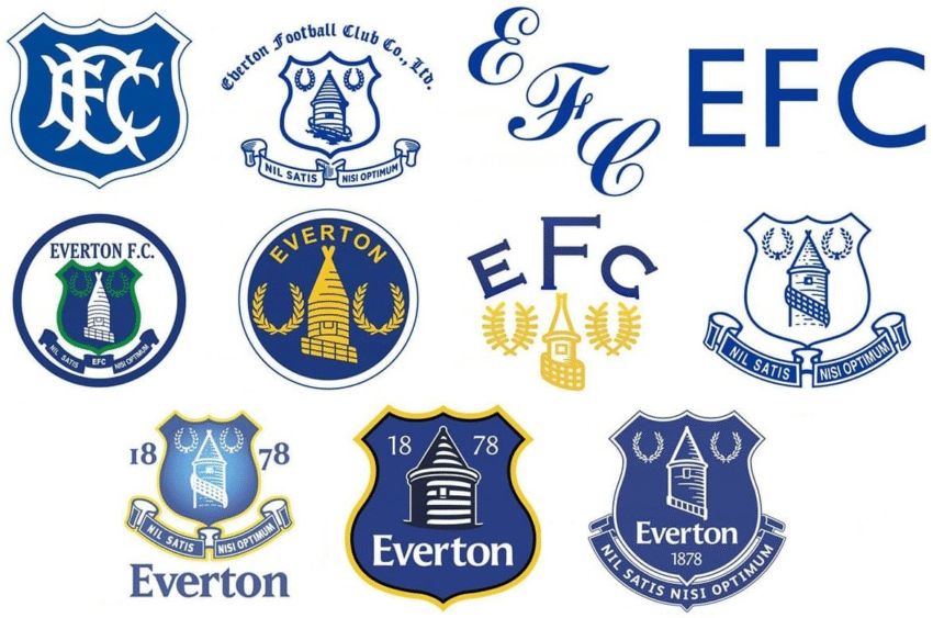 Everton FC Badges Historical