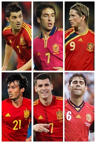 Máximos goleadores de España