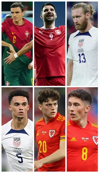 Fulham players n the world cup