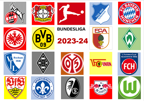 משחקי הבונדסליגה 2023-24, טבלה, שחקנים וסטטוס מועדון
