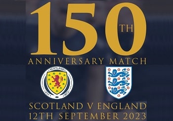 Schotland versus Engeland 150e verjaardag