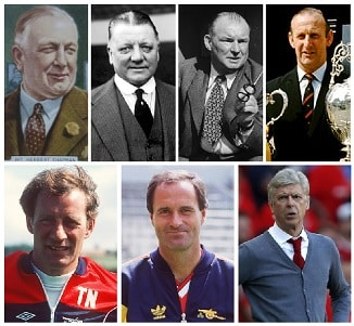 Managers won the FA Cup with Arsenal FC