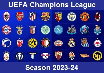 UEFA Champions League Results, Tables & Statistics 2023-24