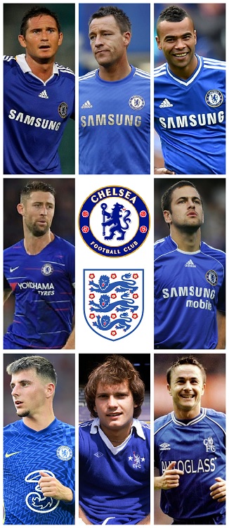Question of the Day April 2025 40 Chelsea FC England Caps