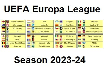 UEFA Europa League Tables, Results & Statistics 2023-24