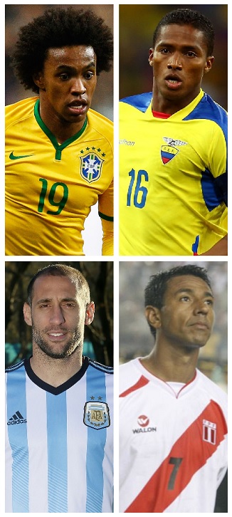 South Americans with over 300 Premier League Appearances