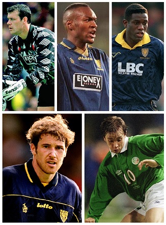 Wimbledon FC Players at FIFA World Cup Final Tournaments