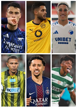 Question of the Day September 2025 22 Brazil 2025-26 UEFA Champions League Goalscorers