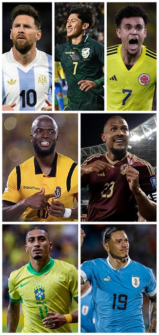 FIFA World Cup 2026 CONMEBOL Qualification Top Goalscorers