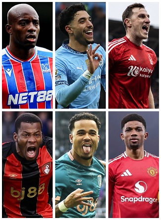 Last six Premier League Hat-Tricks