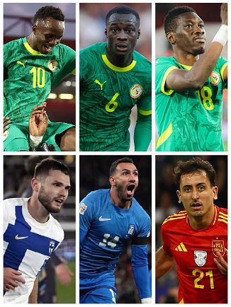 Question of the Day November 2025 12 Goalscorers against England