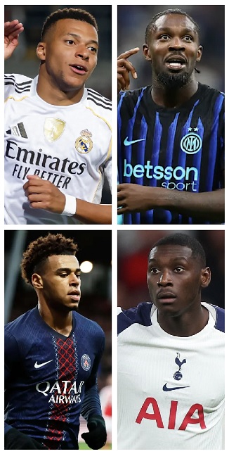 Question of the Day December 2025 36 France 2025-26 UEFA Champions League Goalscorers