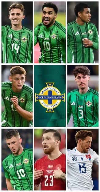 Question of the Day December 2025 23 Northern Ireland 2025 Goalscorers