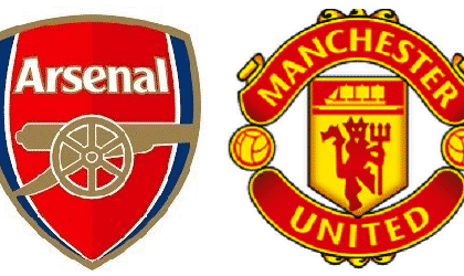 Manchester United and Arsenal Players