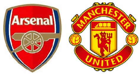 Manchester United and Arsenal Players