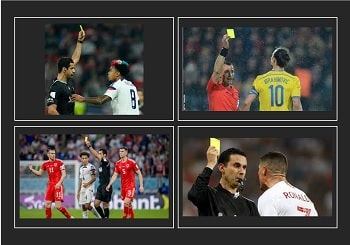 FIFA World Cup 2022 Red and Yellow Cards