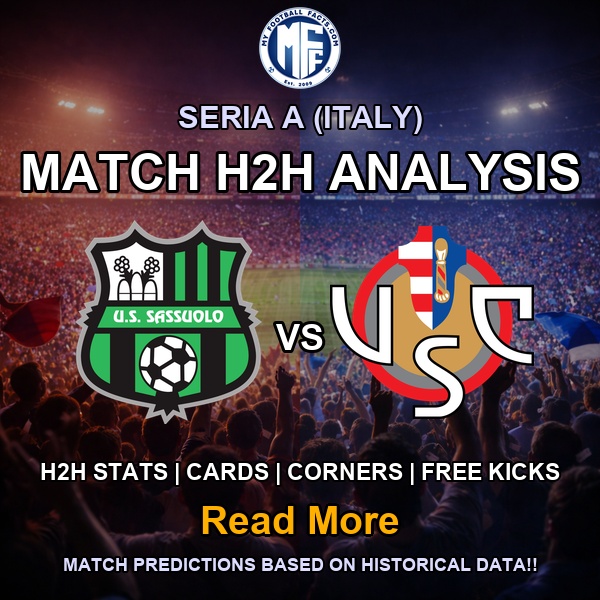 Seria A Italy Sassuolo Cremonese