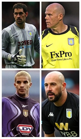 Which four Goalkeepers made Premier League Appearances for both Aston Villa & Liverpool? 13 Four Goalkeepers who made Premier League Appearances for both Aston Villa & Liverpool are: