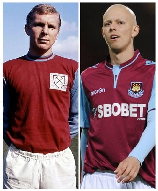 Why will you never see a West Ham United Player wearing the Number 6 or Number 38 Shirt? 12 West Ham United Player wearing the Number 6 or Number 38 Shirt