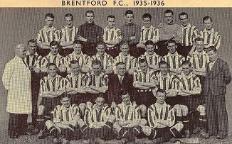 Question of the Day February 2026 28 Brentford FC 1935-36 - London's Top Club