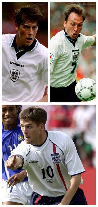 England Goalscorers v Japan