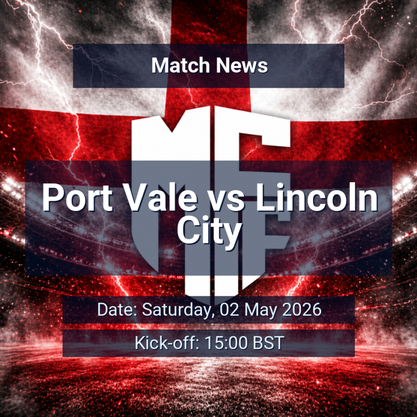 Port Vale vs Lincoln City