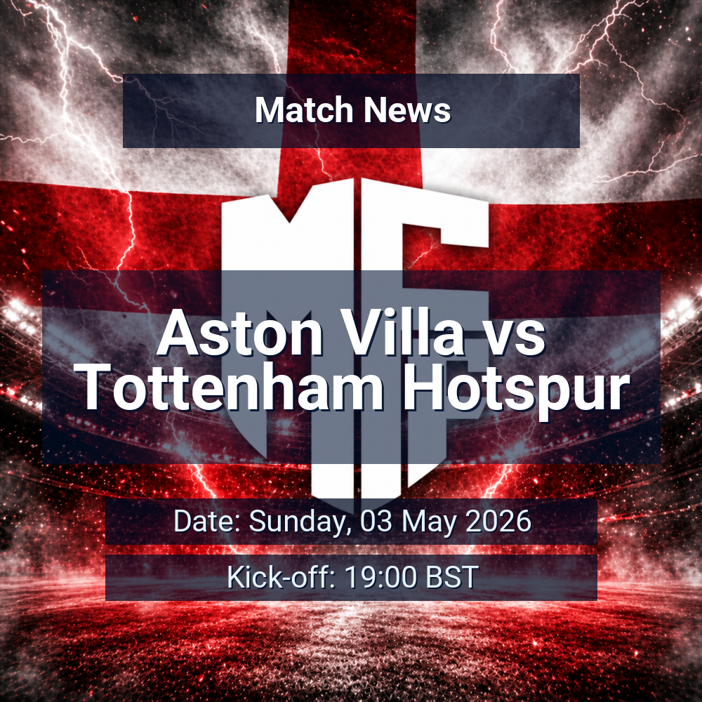 Aston Villa vs Tottenham Hotspur