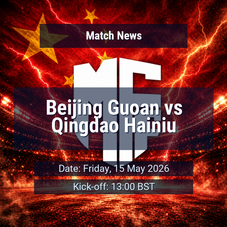 Beijing Guoan vs Qingdao Hainiu