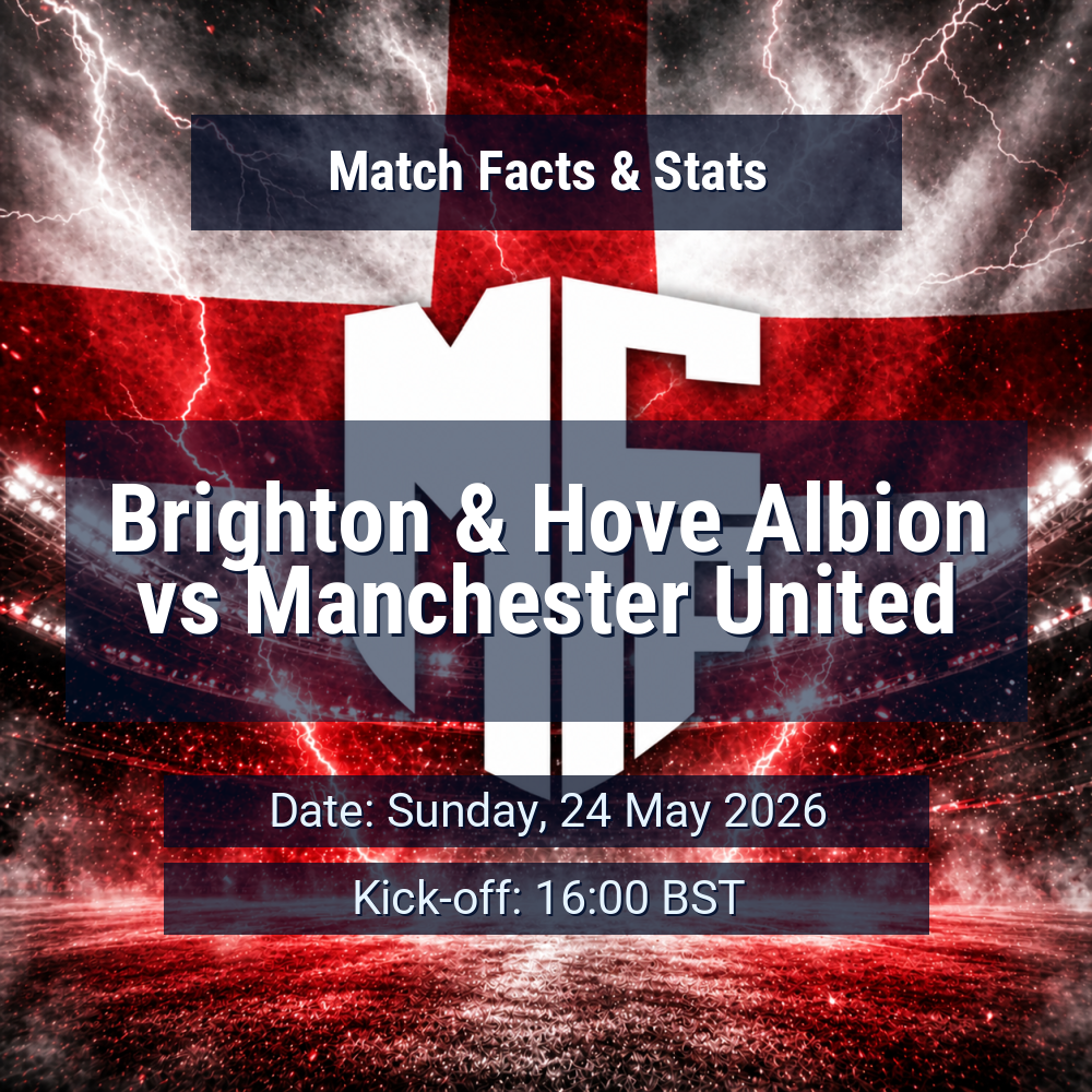 Brighton & Hove Albion vs Manchester United
