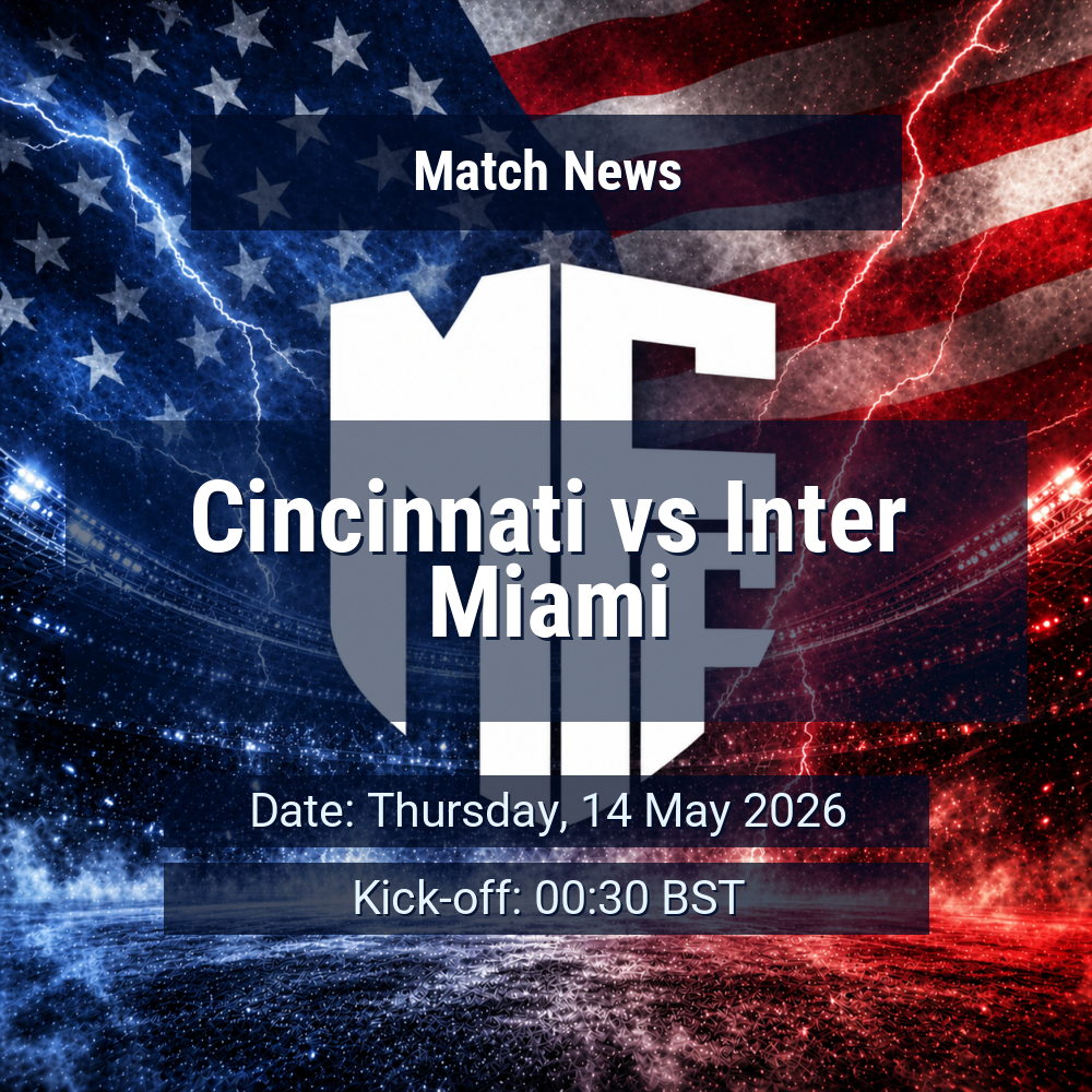 Cincinnati vs Inter Miami