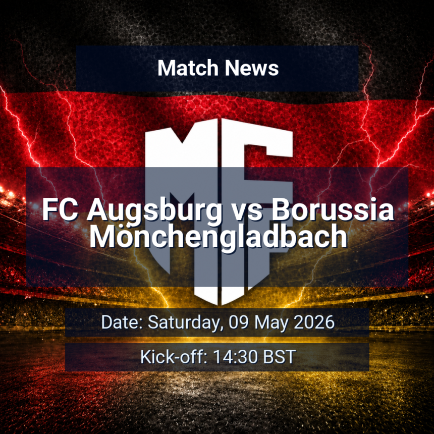 FC Augsburg vs Borussia Mönchengladbach