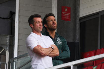Wrexham Hollywood owners actors Ryan Reynolds and Rob McElhenney