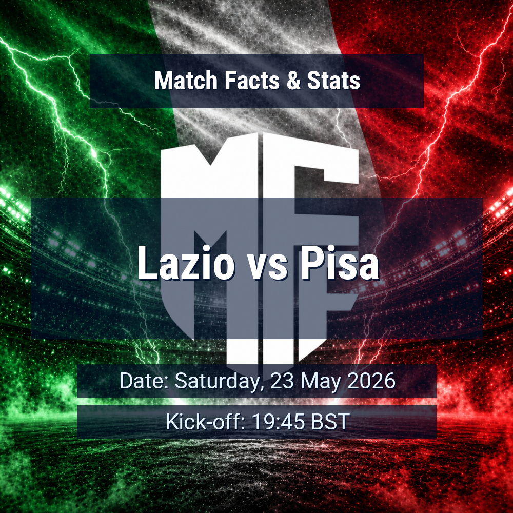 Lazio vs Pisa