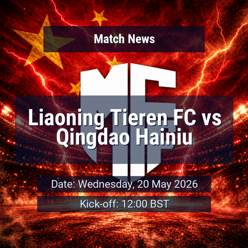 Liaoning Tieren FC vs Qingdao Hainiu