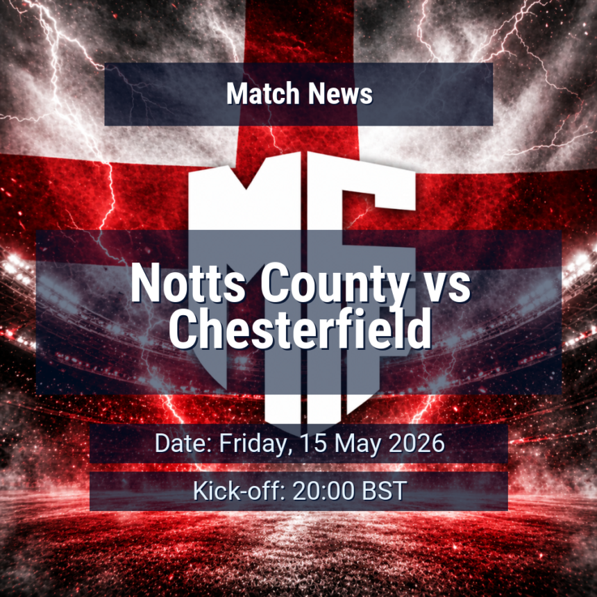 Notts County vs Chesterfield
