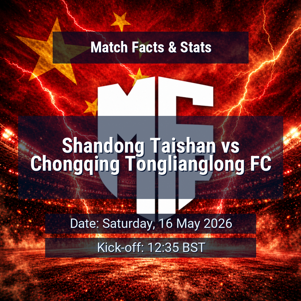 Shandong Taishan vs Chongqing Tonglianglong FC