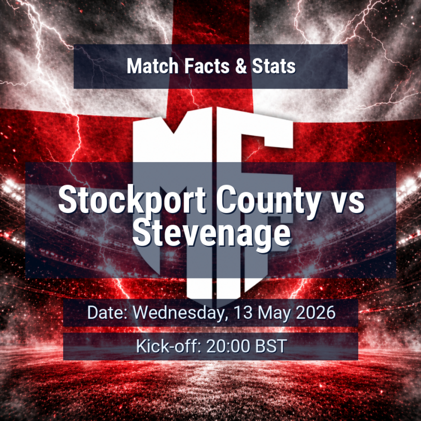 Stockport County vs Stevenage