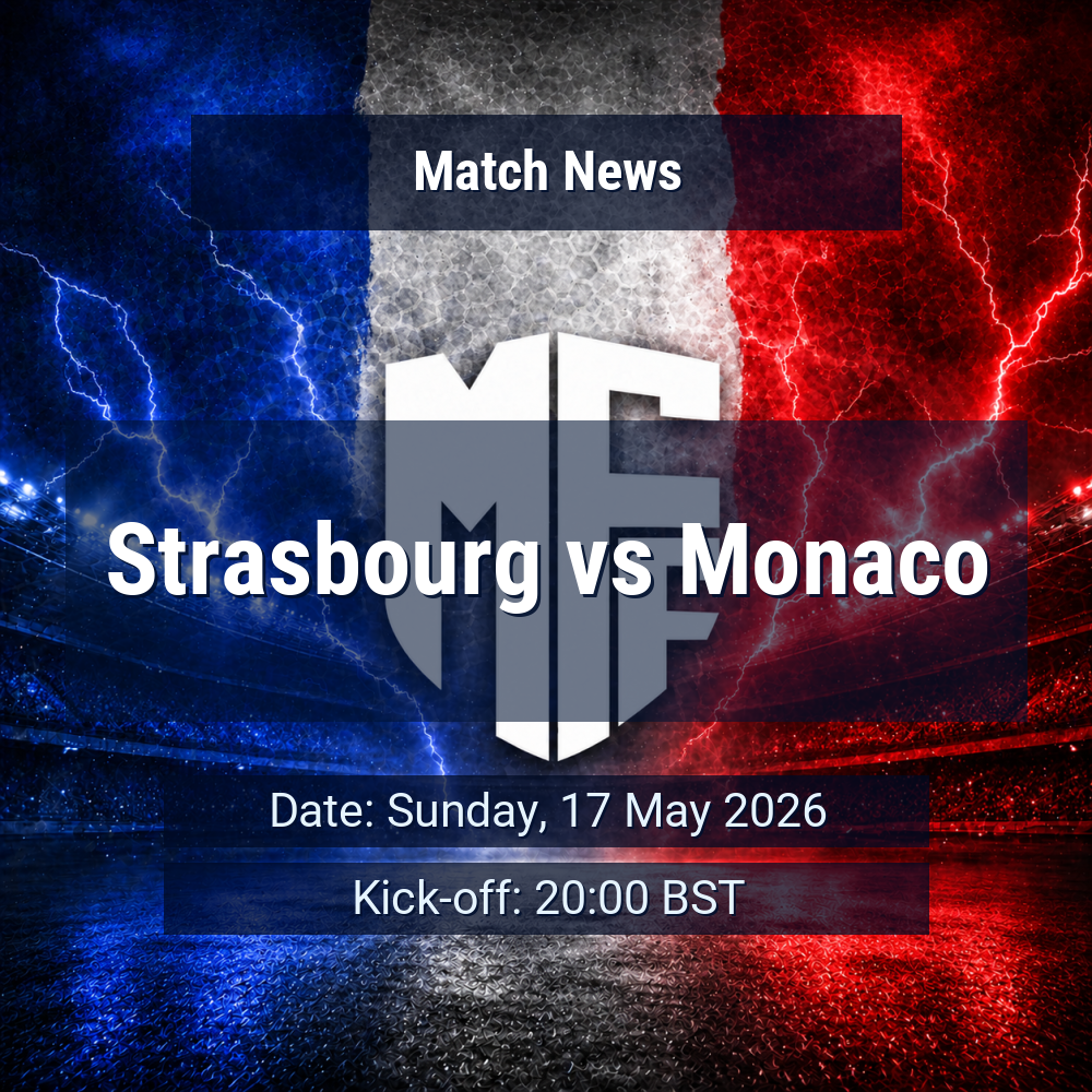Strasbourg vs Monaco