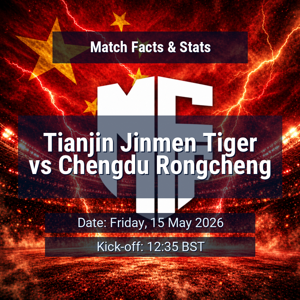 Tianjin Jinmen Tiger vs Chengdu Rongcheng
