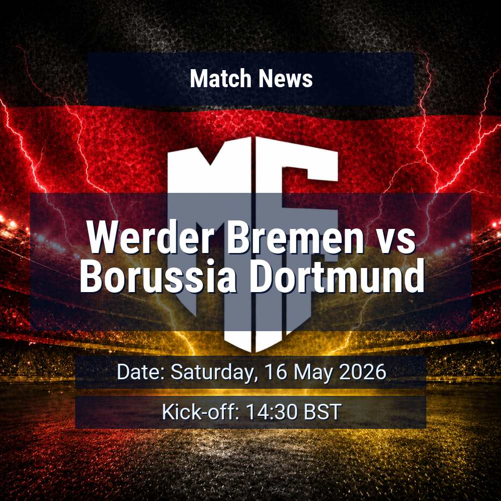 Werder Bremen vs Borussia Dortmund