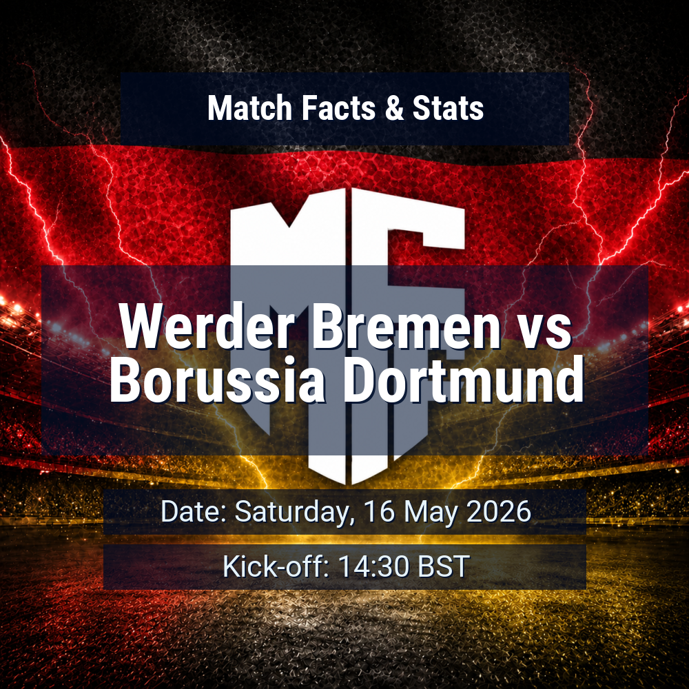 Werder Bremen vs Borussia Dortmund