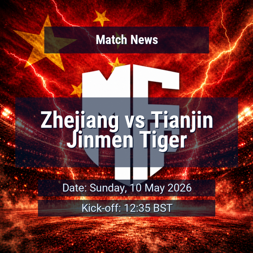 Zhejiang vs Tianjin Jinmen Tiger