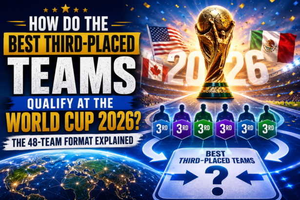 How do the best third-placed teams qualify at the World Cup 2026