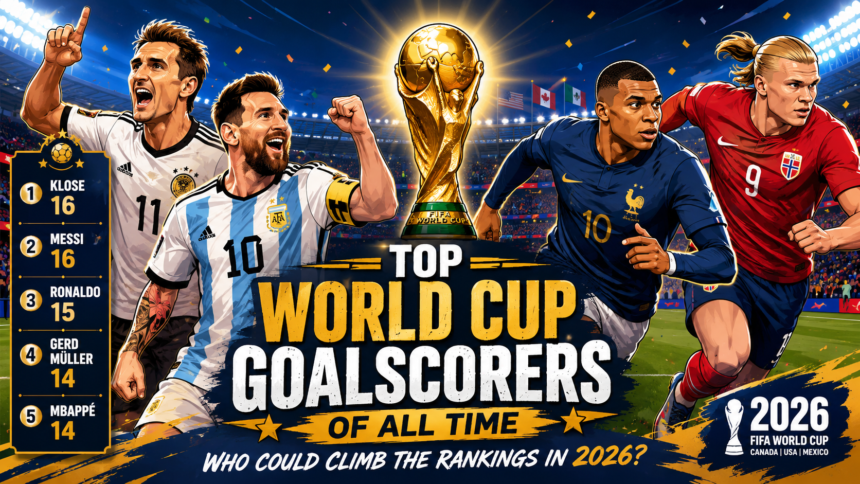 Top World Cup goalscorers of all time, and who could add to the list in 2026
