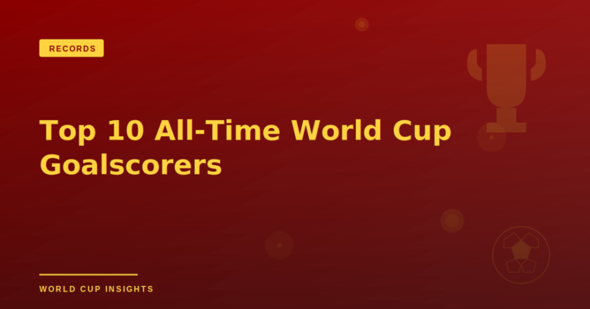 Top 10 All-Time World Cup Goalscorers