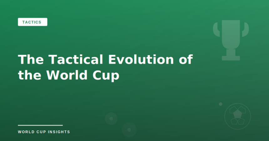 The Tactical Evolution of the World Cup