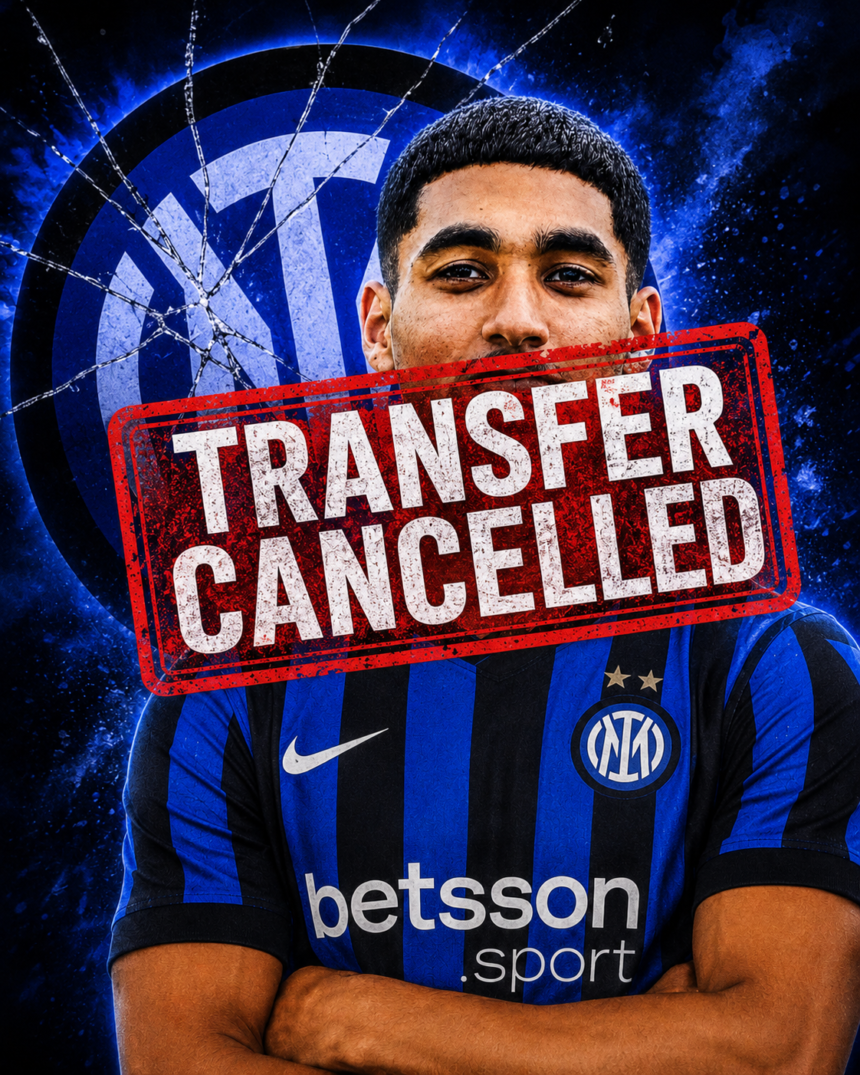 Anan Khalaili Inter Milan transfer collapses after failed CONI medical