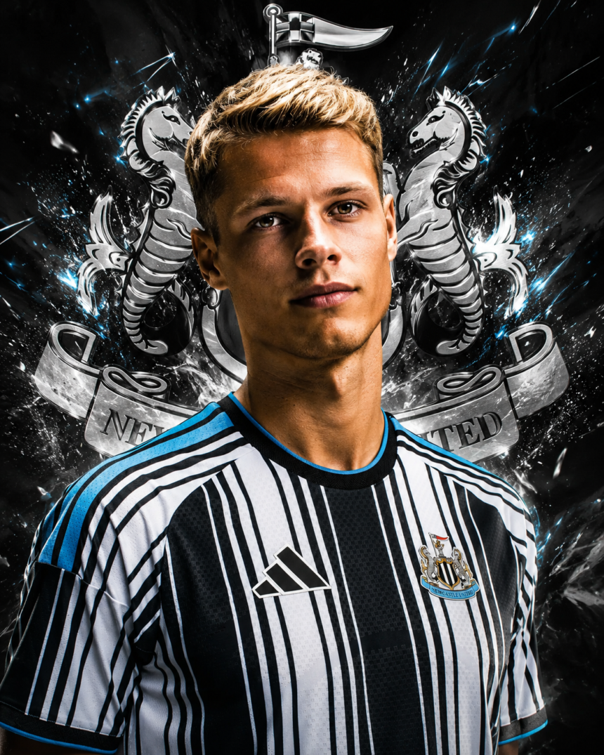Sean Steur signs for Newcastle United from Ajax in a £23m transfer