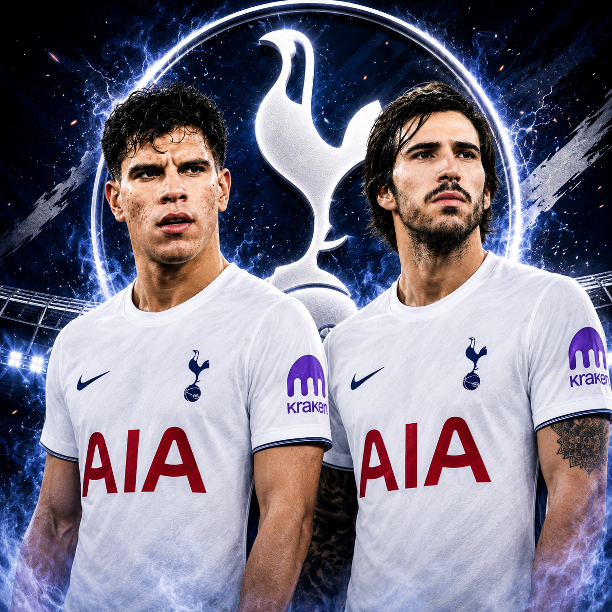 Spurs Move for Fernandes and Tonali in £185m Double Swoop