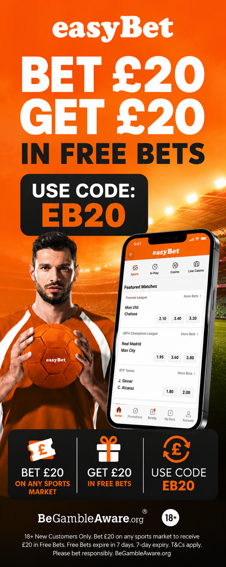 Easybet Exchange Bet20Get20